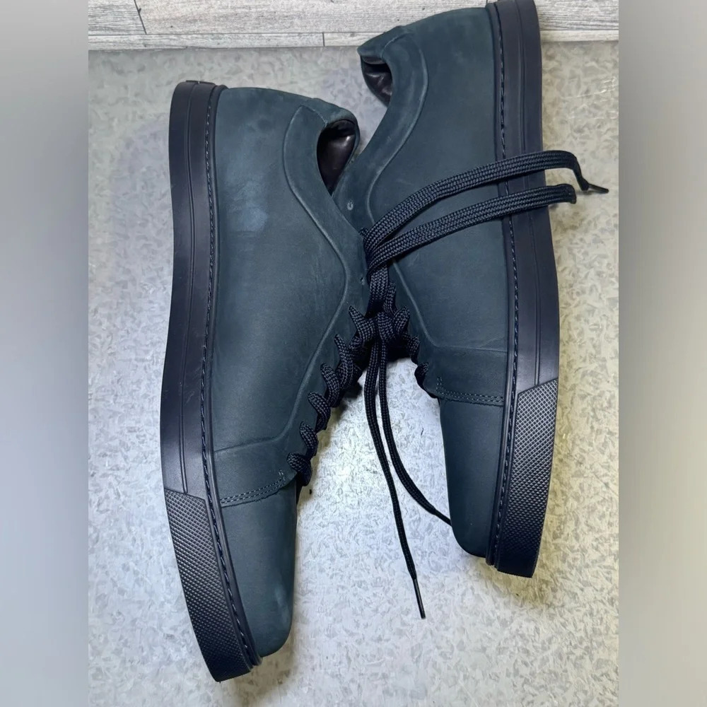 🌻 Charles Tyrwhitt Navy Blue Nubuck Trainer *no box* Men's UK 9 - Picture 6 of 13